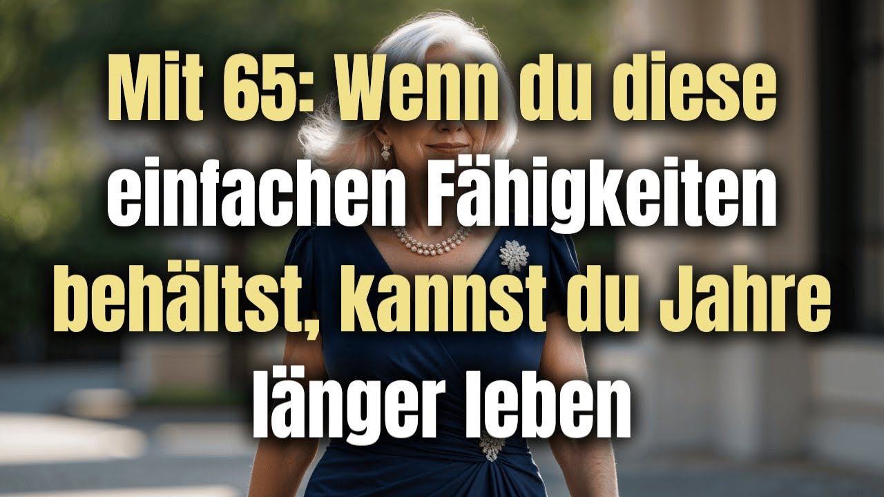 Mit 65+: Diese einfachen Fähigkeiten sind ein Geschenk – Bewahre sie, und du wirst gut weiterleben
