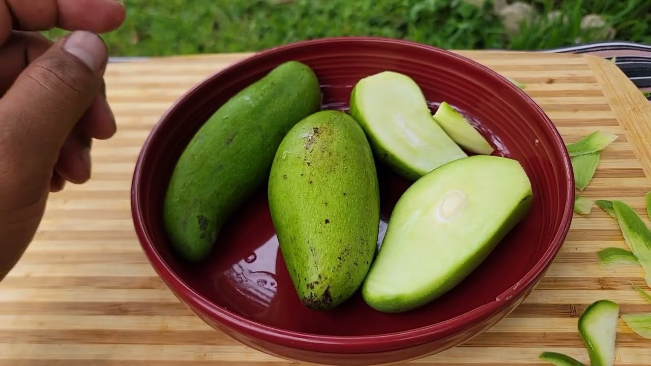 Green Thai Mango Tasting 4 Types Pimsenmun Falan Brahm Kia Mia Munkunsi