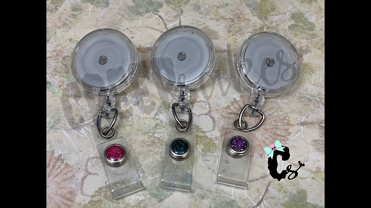 GAME CHANGER! How to decorate a snap button on badge reel!