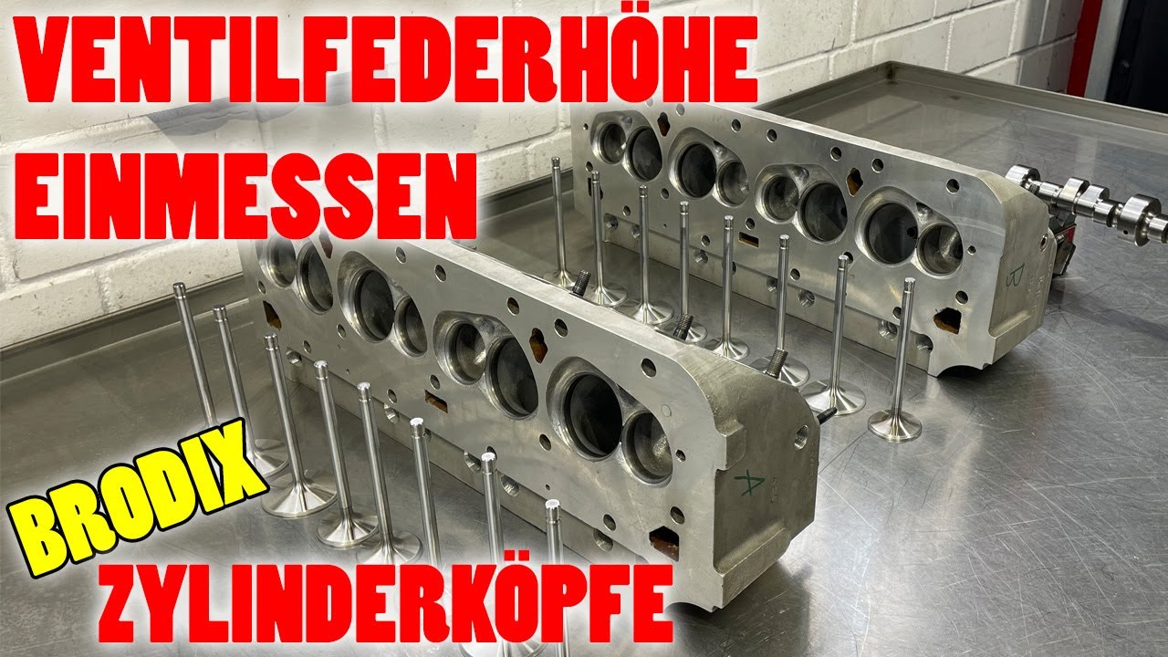 Brodix ZylinderK. | Ventilfederhöhe einmessen | Ol' Skool Customs GmbH