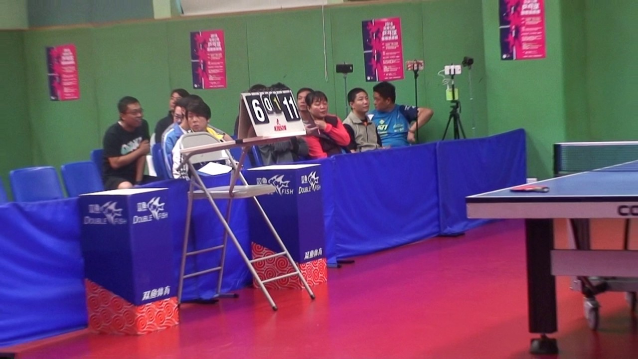 全港乒乓球團體賽2016 - 男甲冠軍戰 - 莎莎國際 唐鵬 vs 南華會A 麥景皓
