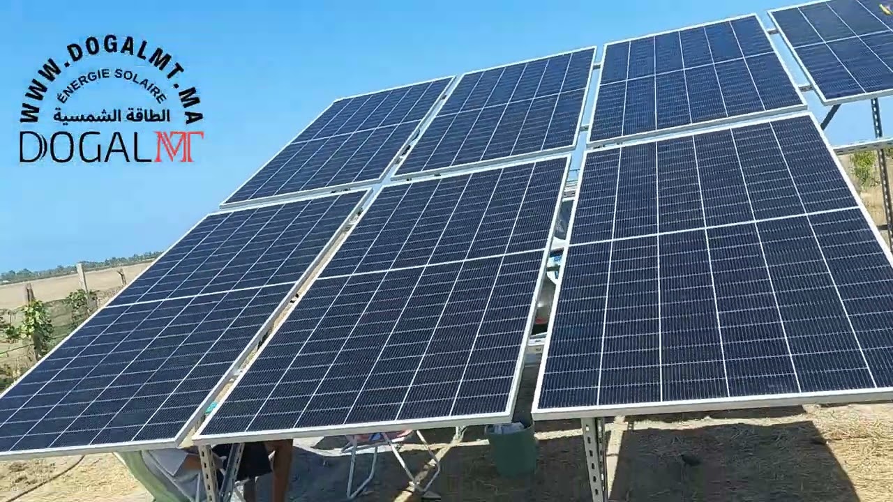 Energie solaire système de pompage 2 CV #fotovoltaika #marocco #maroc #solarsystem 