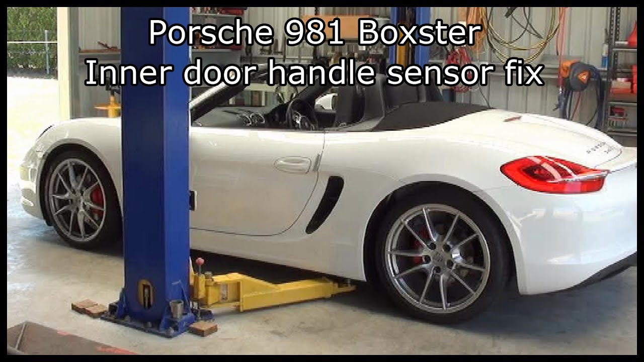 Porsche 981 door handle sensor fix