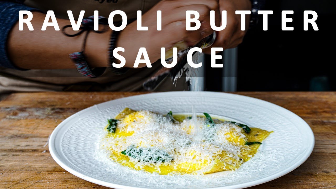 RAVIOLI | BUTTERY SAUCE | PASTA BASICS | Chef Suman Ali