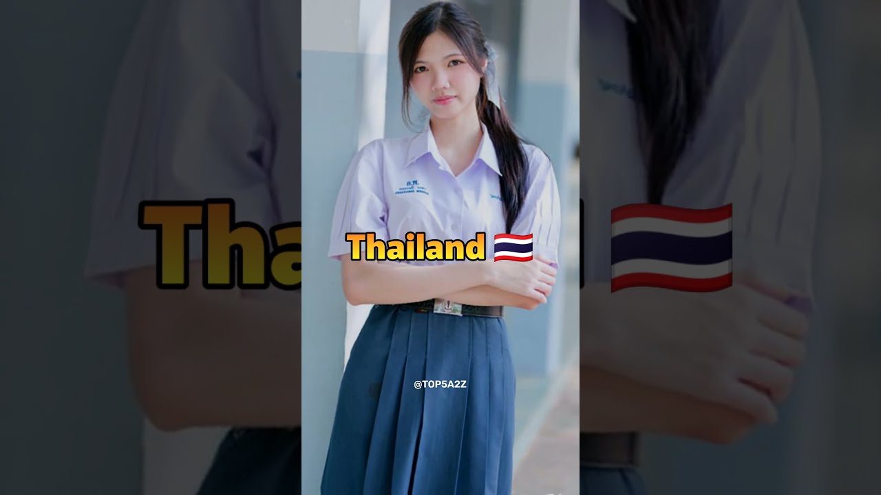 Top Most Beautiful School Uniform 🥋 from different countries.