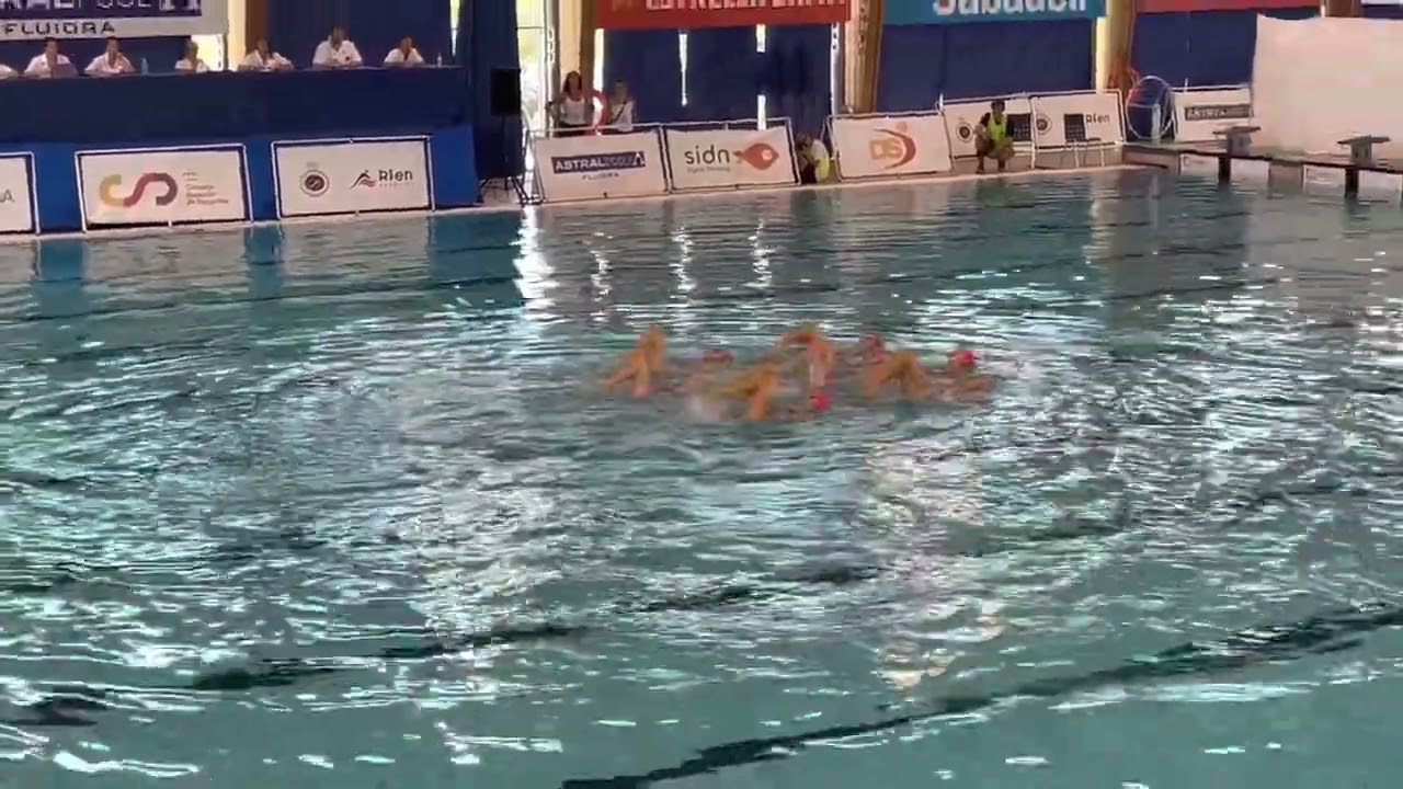 CESP NATACIÓN ARTÍSTICA 2022 Sabadell. Equipo técnico Júnior. C.N.Kallipolis. Plata
