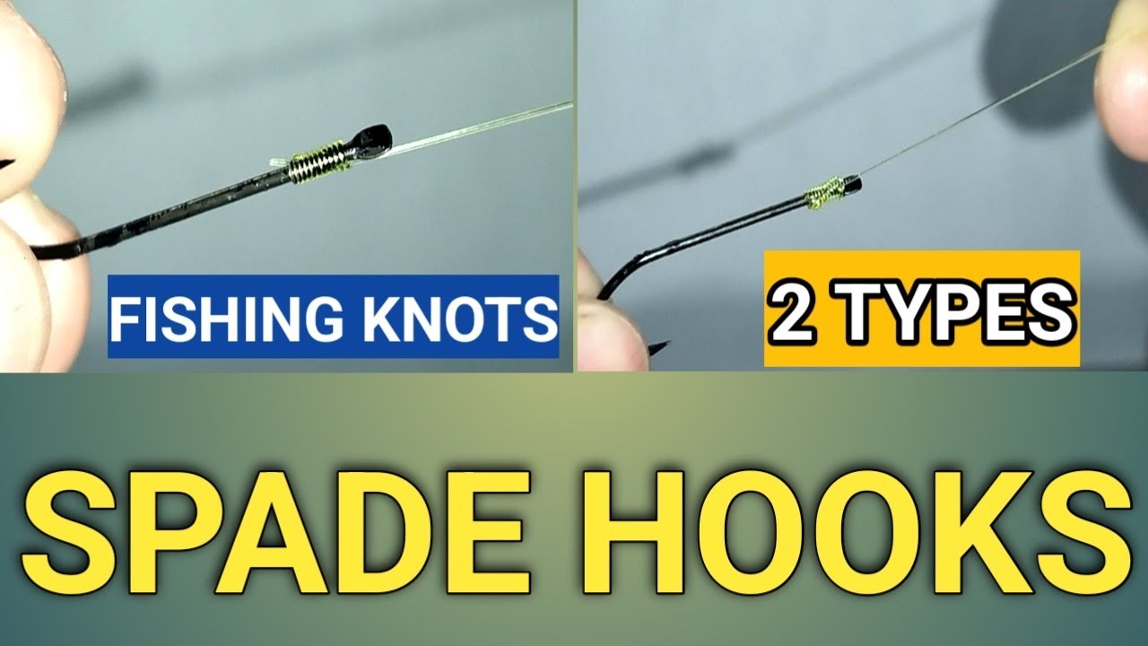 Fishing Knots For Spade Hooks | Eyeless Hooks (Snell Knot) @blueparay