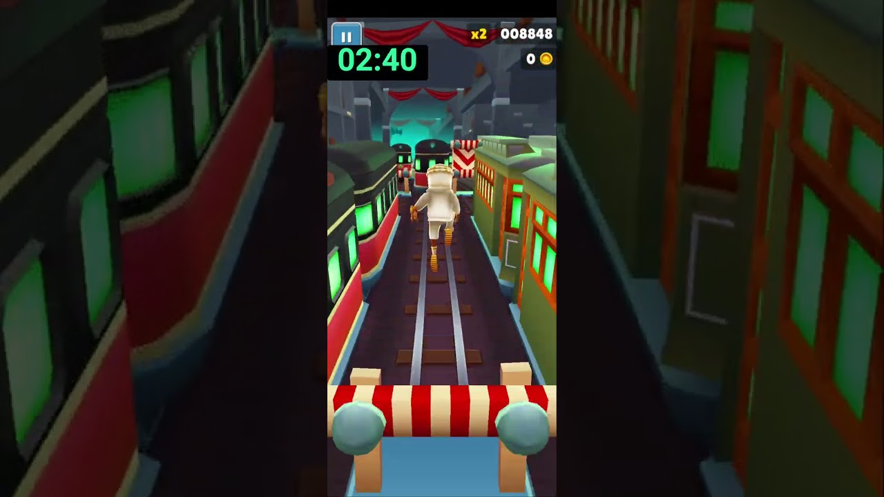 essa versão nova que eu trouse de hallowen de subway surfers e muito zero delay