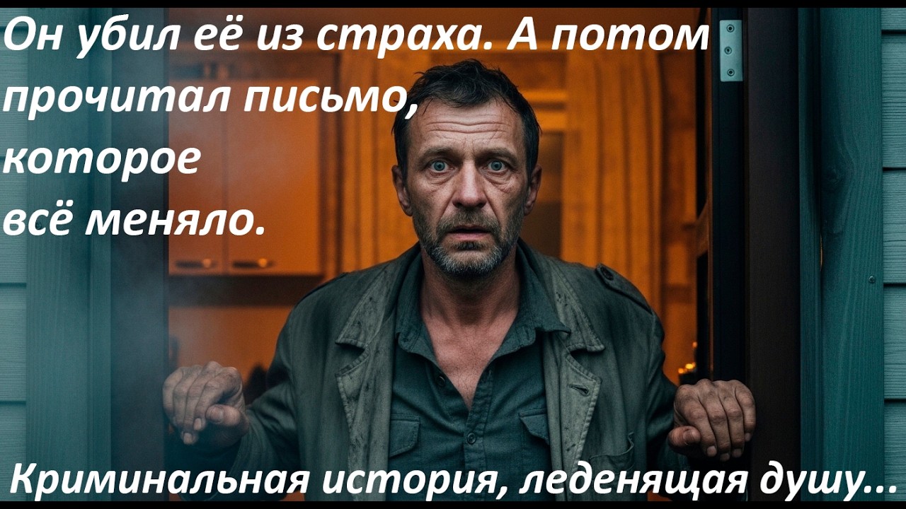 Он убил её из страха. А потом прочитал письмо, которое всё меняло.