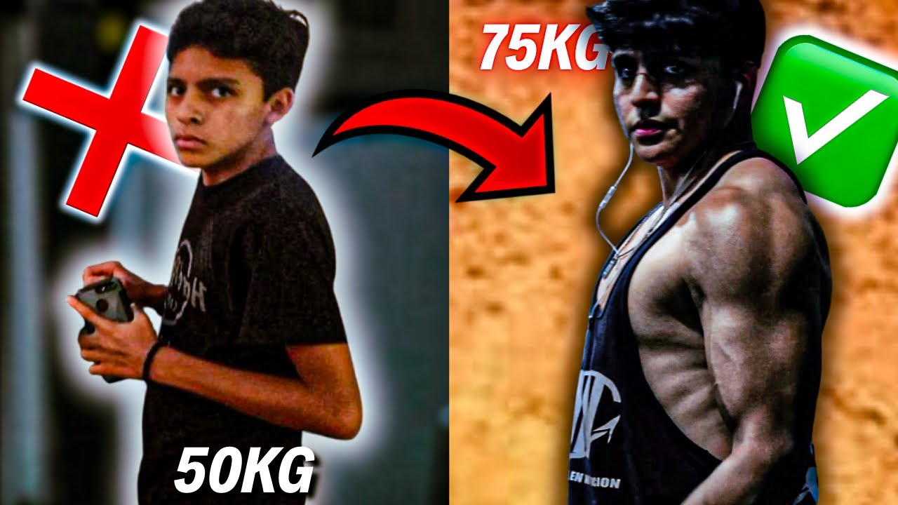 Cómo GANÉ +20KG de MASA MUSCULAR *50KG a 75KG*
