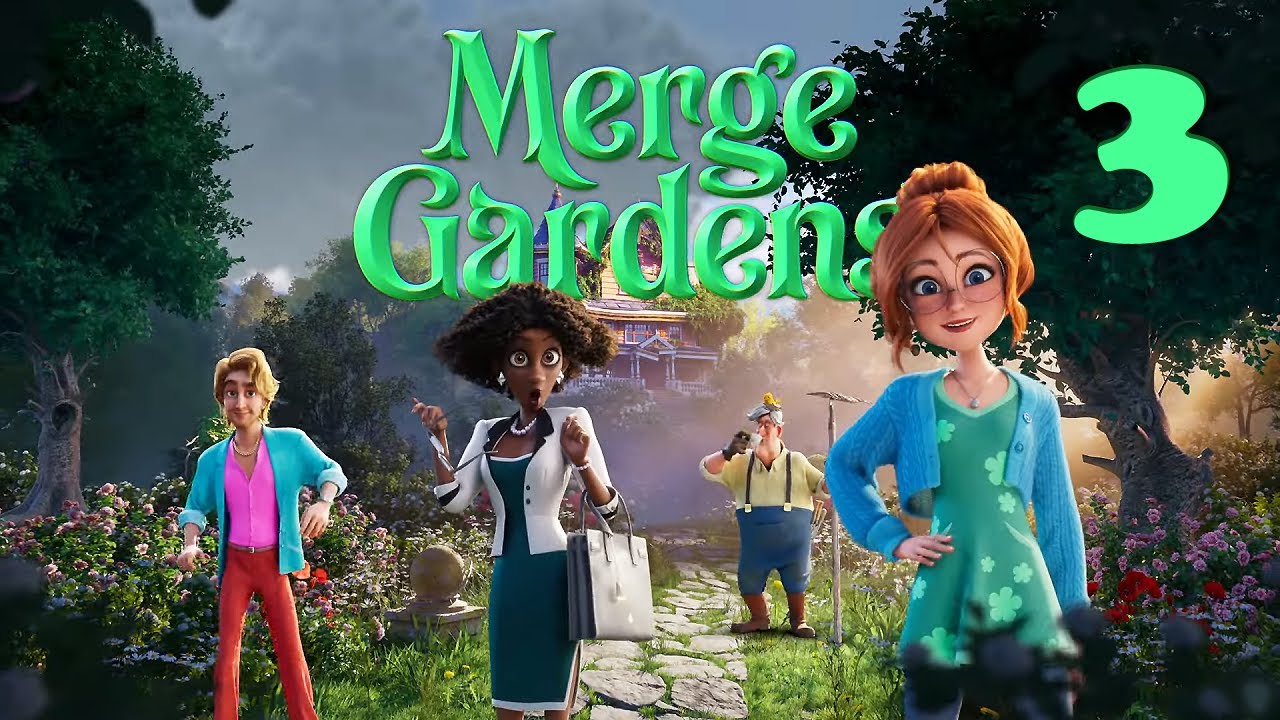 Merge Gardens - Merging & Match 3 Puzzles - Part 3 - Gameplay