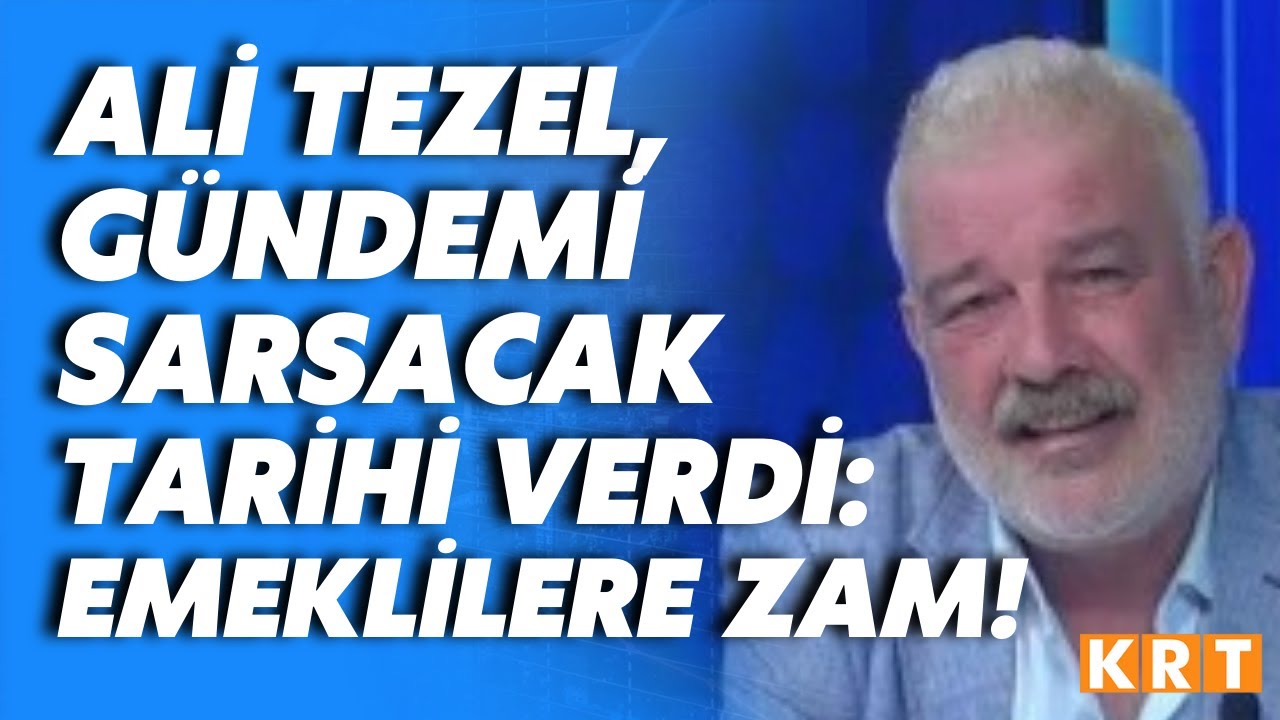 Emeklilere seyyanen zam gelecek mi? Ne kadar olacak? Ali Tezel gündemi sarsacak tarihi verdi!