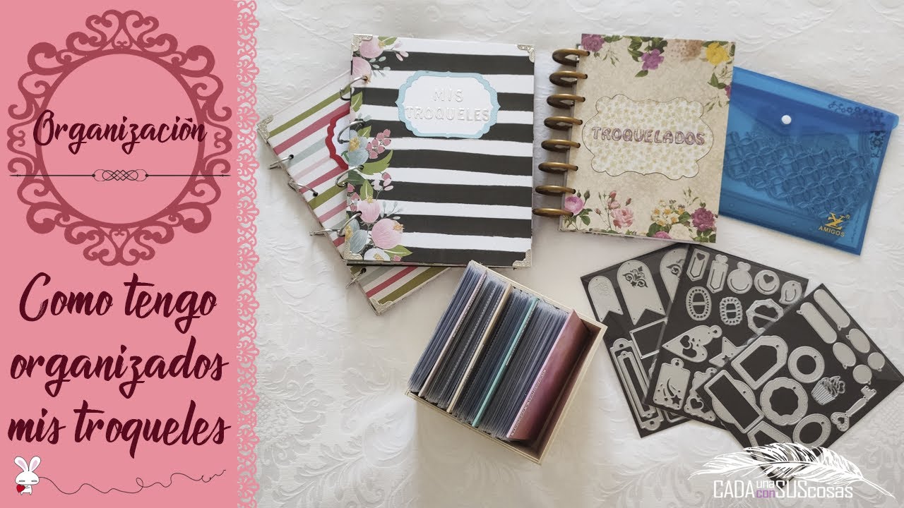 ¡TE ENCANTARÁ! 😍 La forma en la que organizo mis troqueles VARIAS OPCIONES
