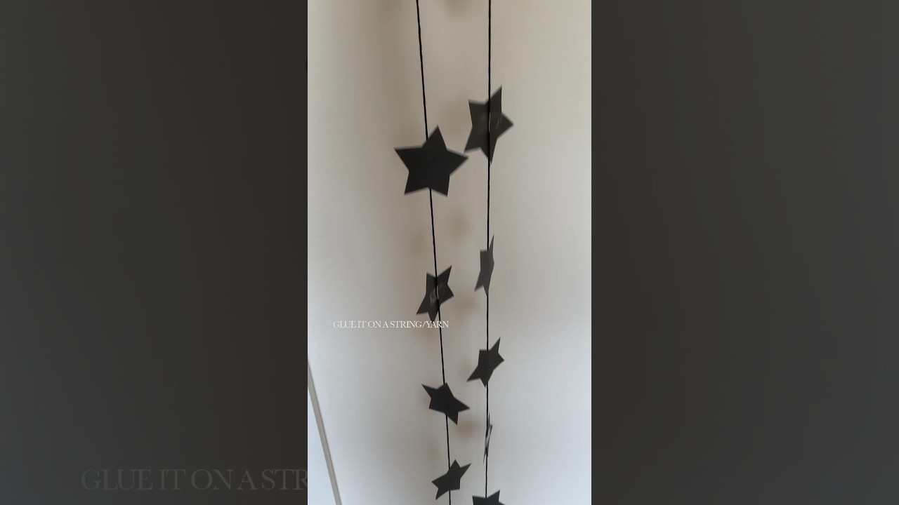 THIS IS YOUR SIGN TO MAKE PAPER STAR GARLAND!! #diy