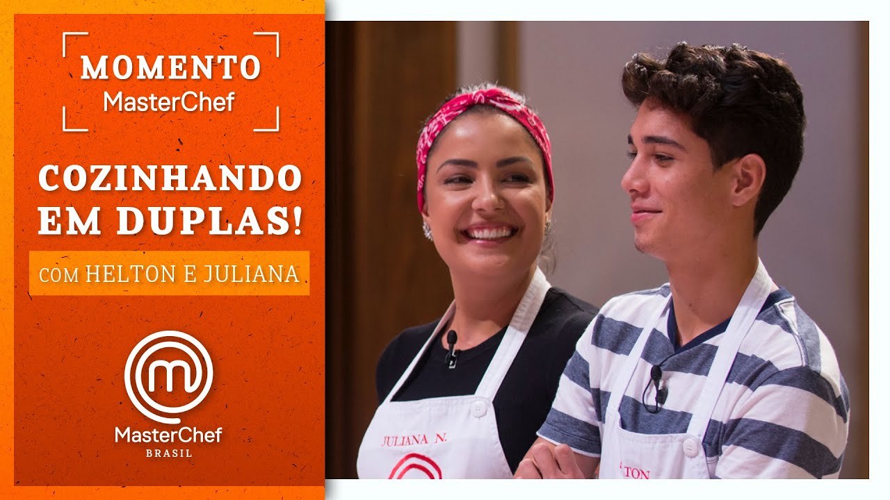 MOMENTO MASTERCHEF com Helton e Juliana