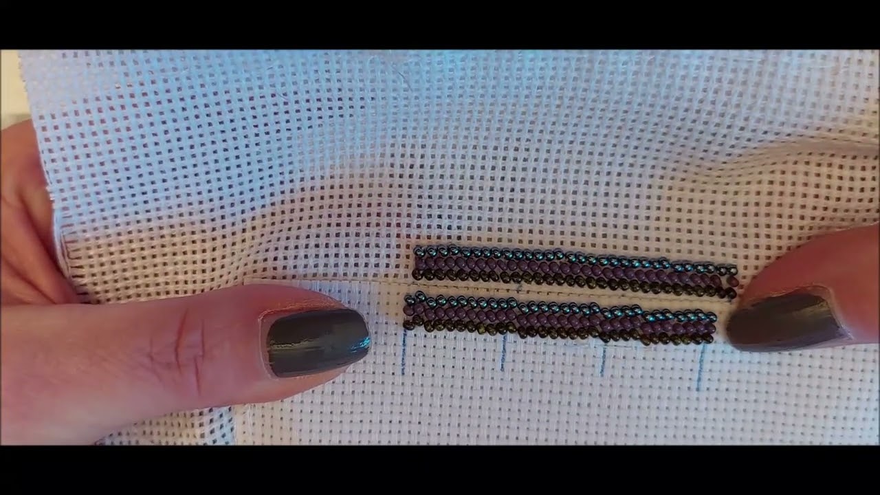 Perlen sticken, woran erkenne ich ob der Stoff zu klein ist?!? Gittergewebe VS. 14 ct Aida