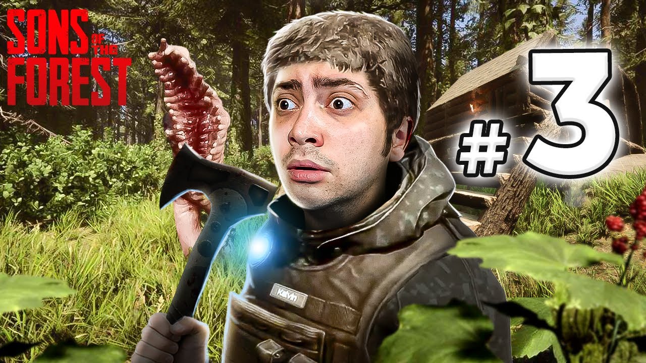 alanzoka jogando Sons Of The Forest com os amigos - Parte #3