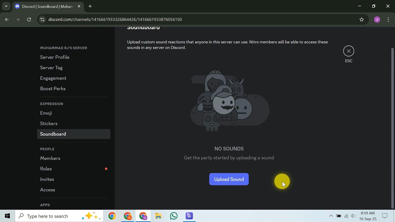Как создать звук Discord Soundboard