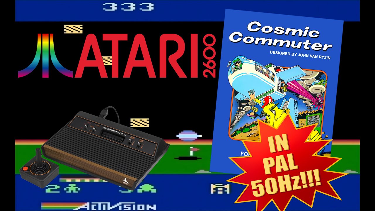 Cosmic Commuter for the Atari 2600 - IN PAL 50Hz!?!?! - WOW!!!!