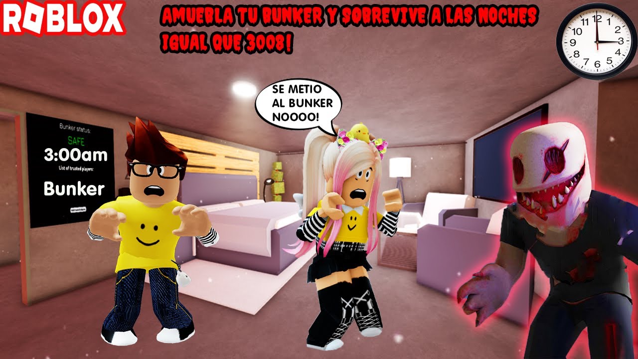 Otro Juego Igual Que 3008 Amueblando Tu Bunker Y Sobrevive Las Noches De Los Monstruos En Ikea!😲🔪