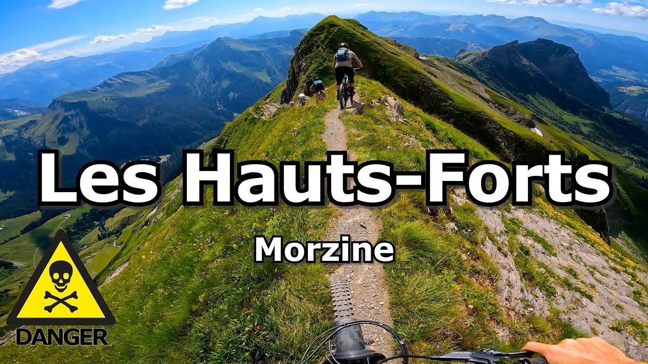 Les Hauts-Forts Morzine - INSANE MTB Experience! DANGEROUS Climb!