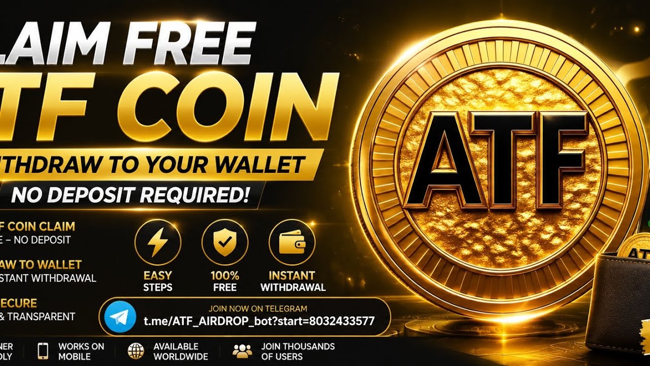 🔥 How To Claim FREE ATF Coin & Withdraw To Your Wallet | No Deposit Needed 2026