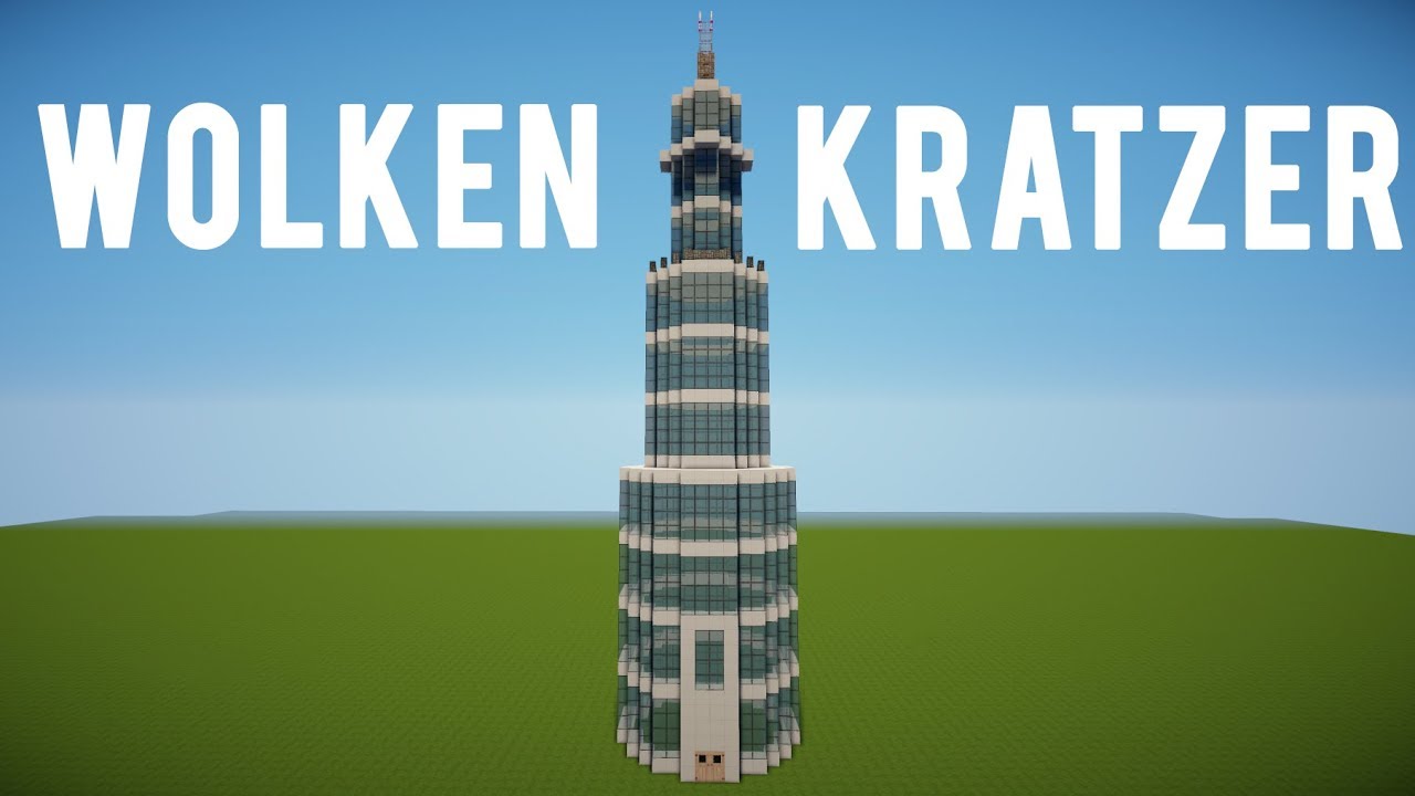 MINECRAFT WOLKENKRATZER HOCHHAUS  bauen TUTORIAL [HAUS 153]