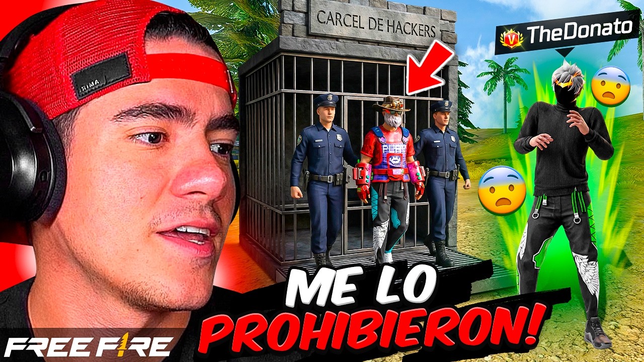 ME PROHIBIERON JUGAR CON ESTE JUGADOR PORQUE USA HACKS EN FREE FIRE !!