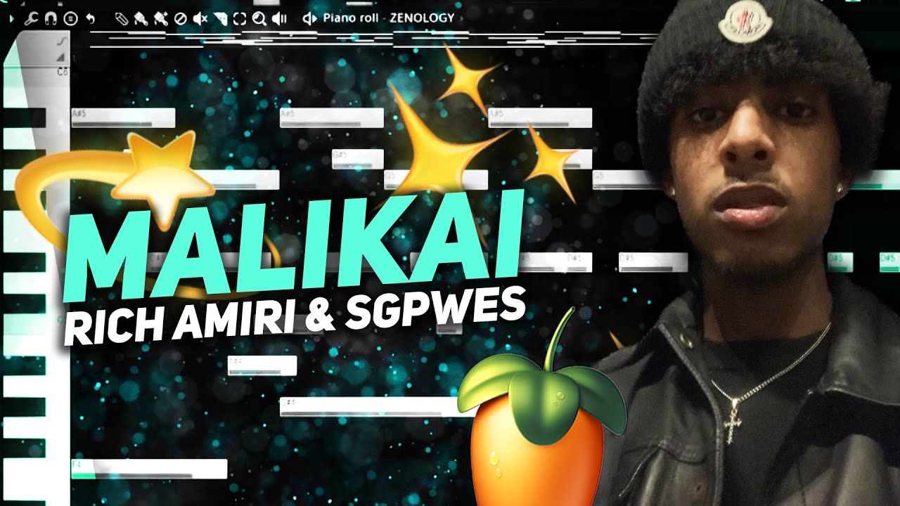MALIKAI Making Beats For RICH AMIRI & SGPWES | FL Studio