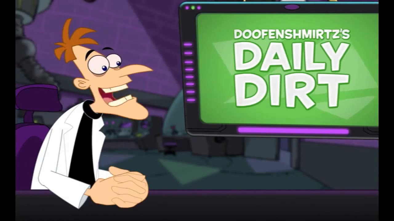 HARLEM SHAKE, JEFF GORDON, & DIETS THAT MAKE NO SENSE - Doofenshmirtz's Daily Dirt S1 E13