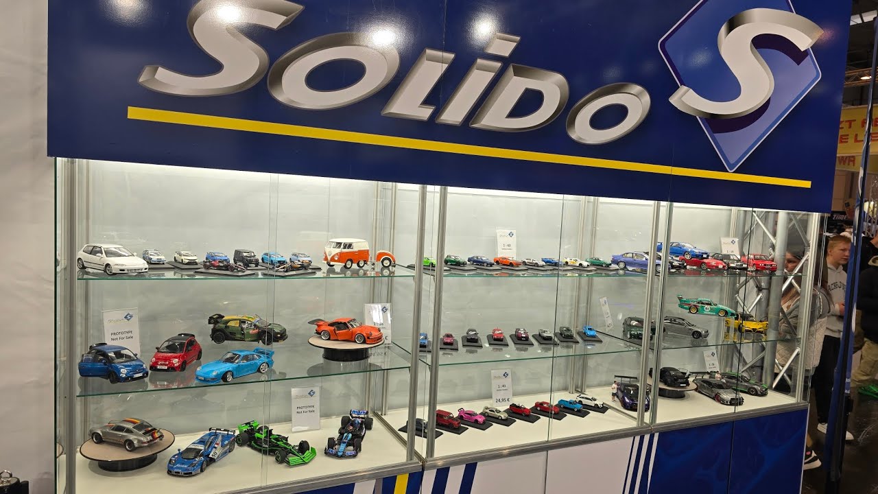 Let's check the Solido booth on the Essen Motor show! Diecast model cars 1/18 and 1/43 scale.