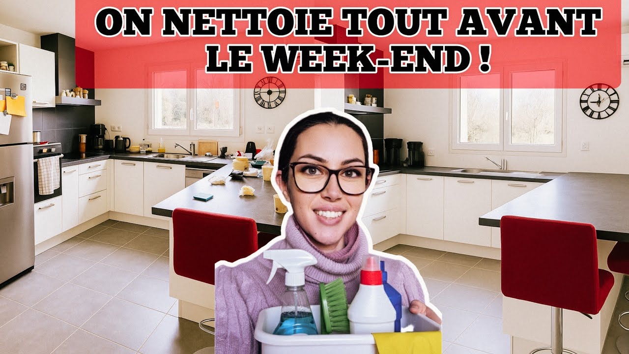 Ménage à fond avant le week-end : 1h chrono pour être tranquille !