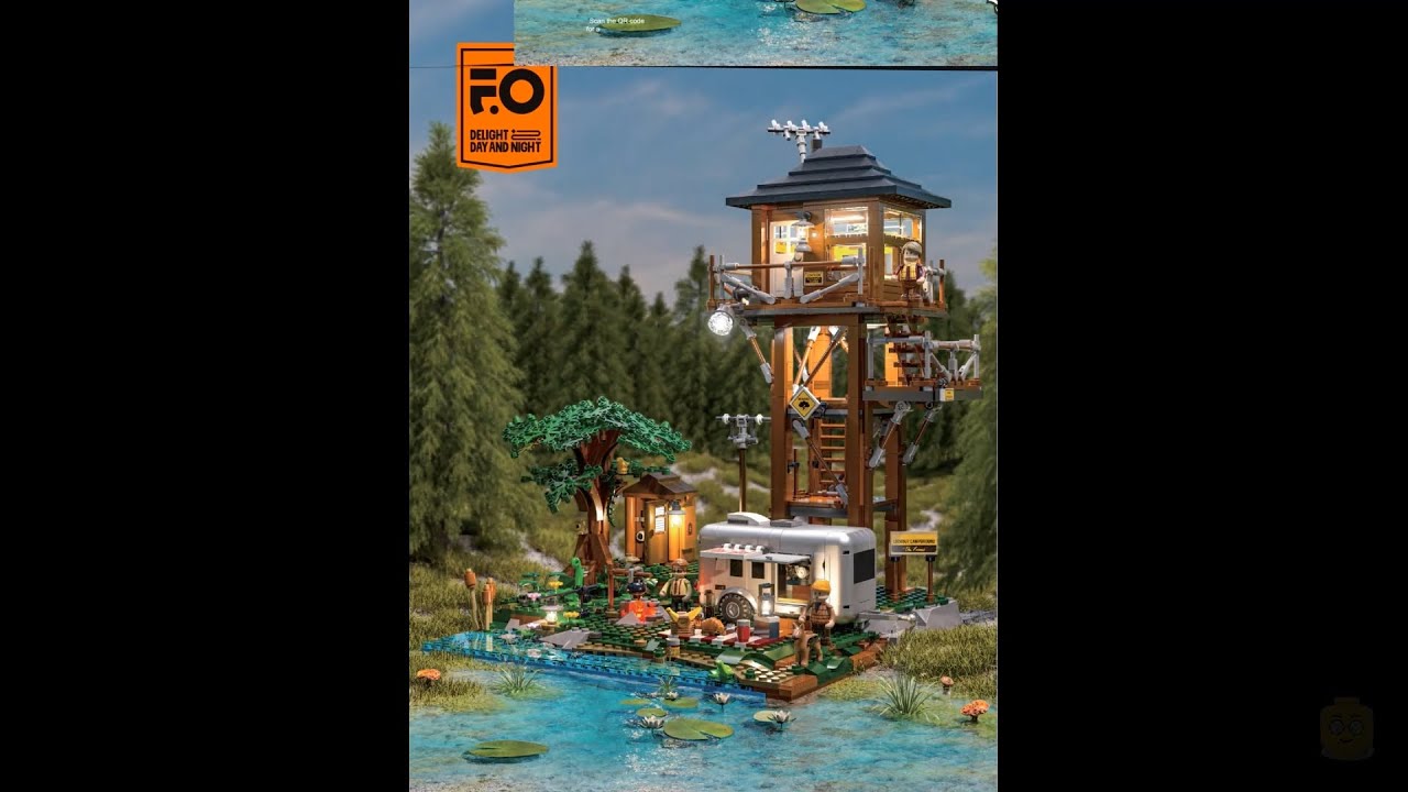 Lumibricks (FUNWHOLE) F9022 – Complete Lookout Campground Instructions! (Step‑by‑Step Guide)