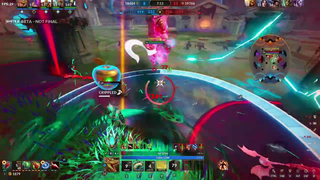 Croc With Bad Team And Too Cold To Aim | Sobek | Arena Match | Smite 2