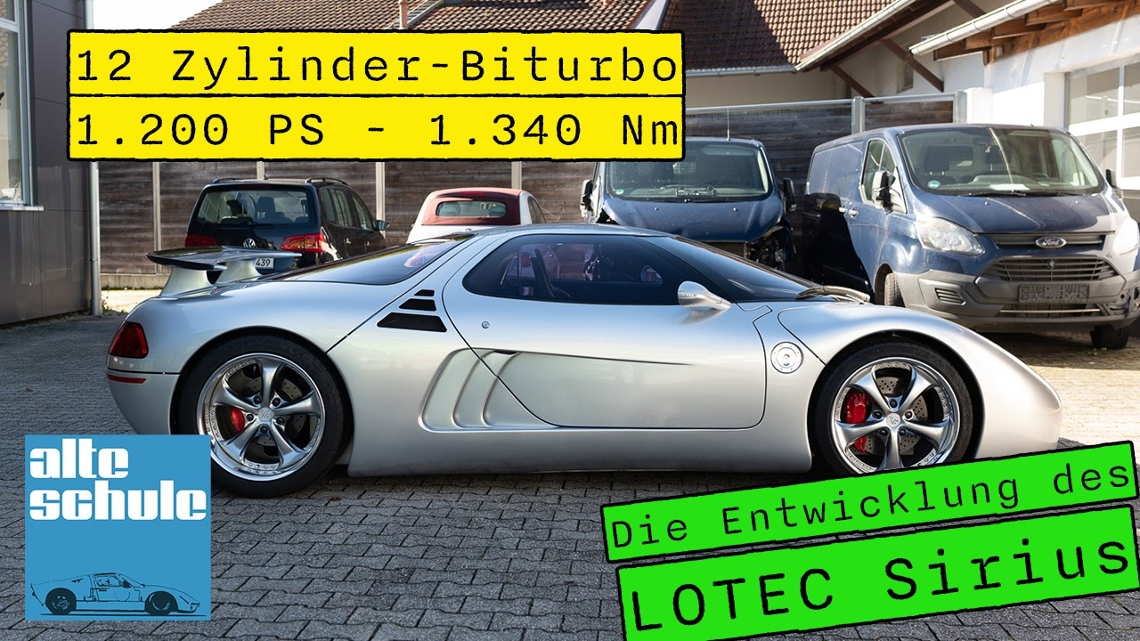 LOTEC-Gründer Kurt Lotterschmid stellt seinen Sirius vor: mit 1200 PS in den 90er Jahren!