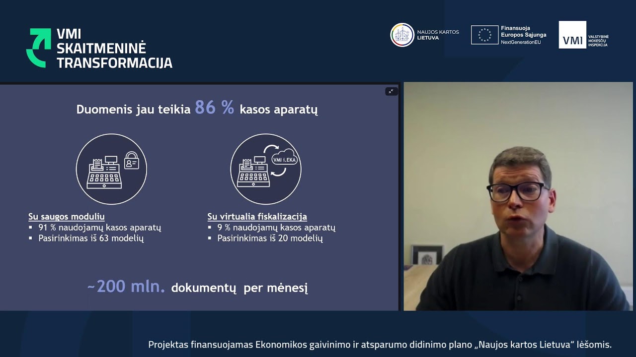 VMI rezultatų pristatymas ir skaitmeninės transformacijos platforma