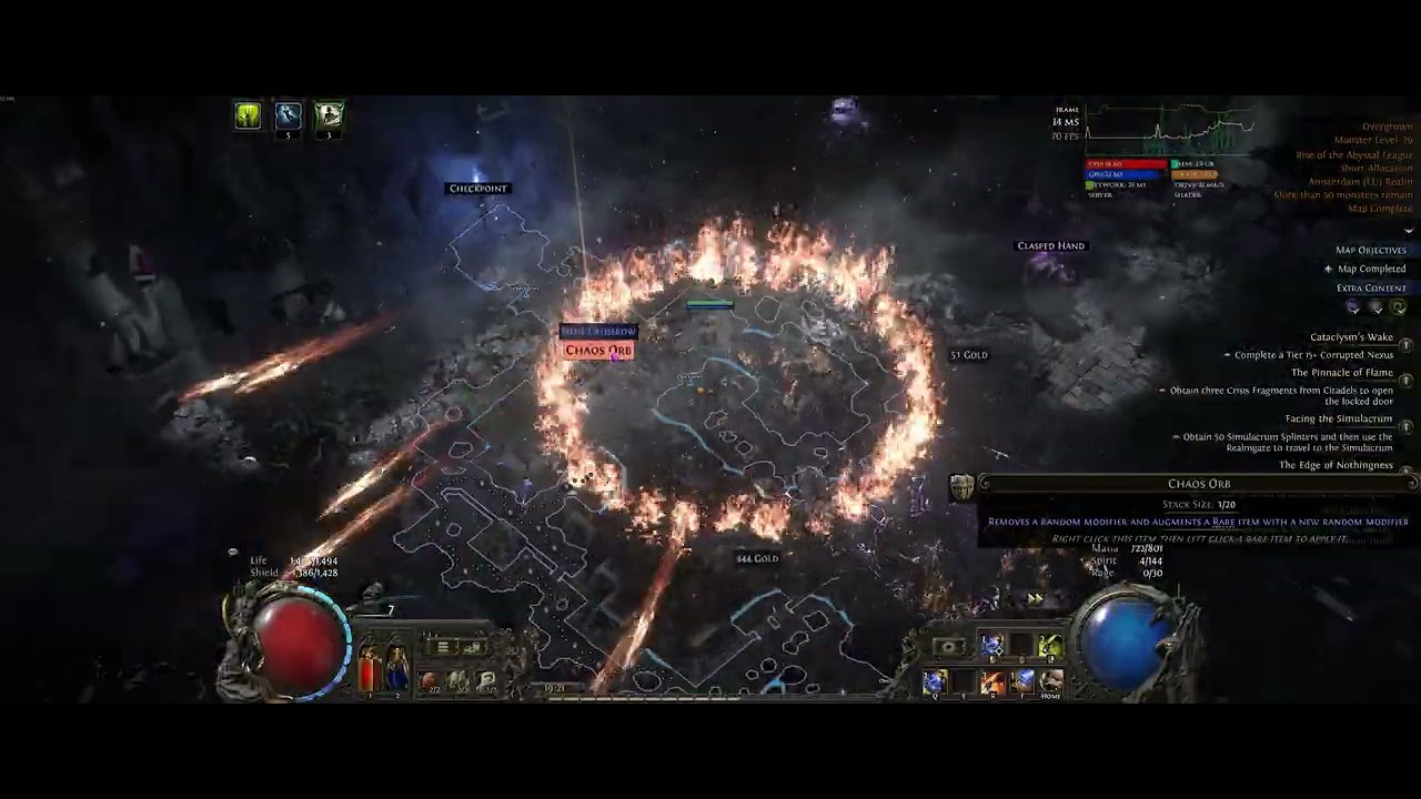 Chain Explosions for Abyss overrun map | Poison Crossbow Pathfinder Showcase | Path of Exile 2 v0.3