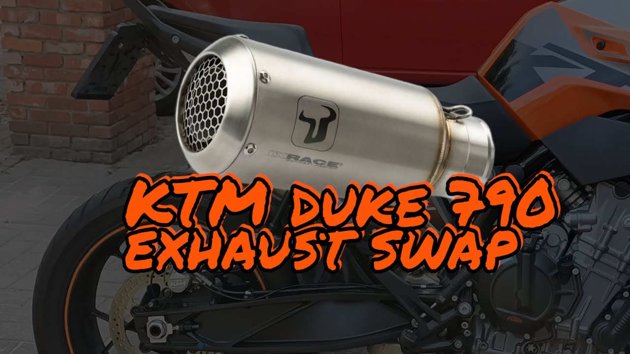 Ktm duke 790 IXRACE exhaust (RAW sound)