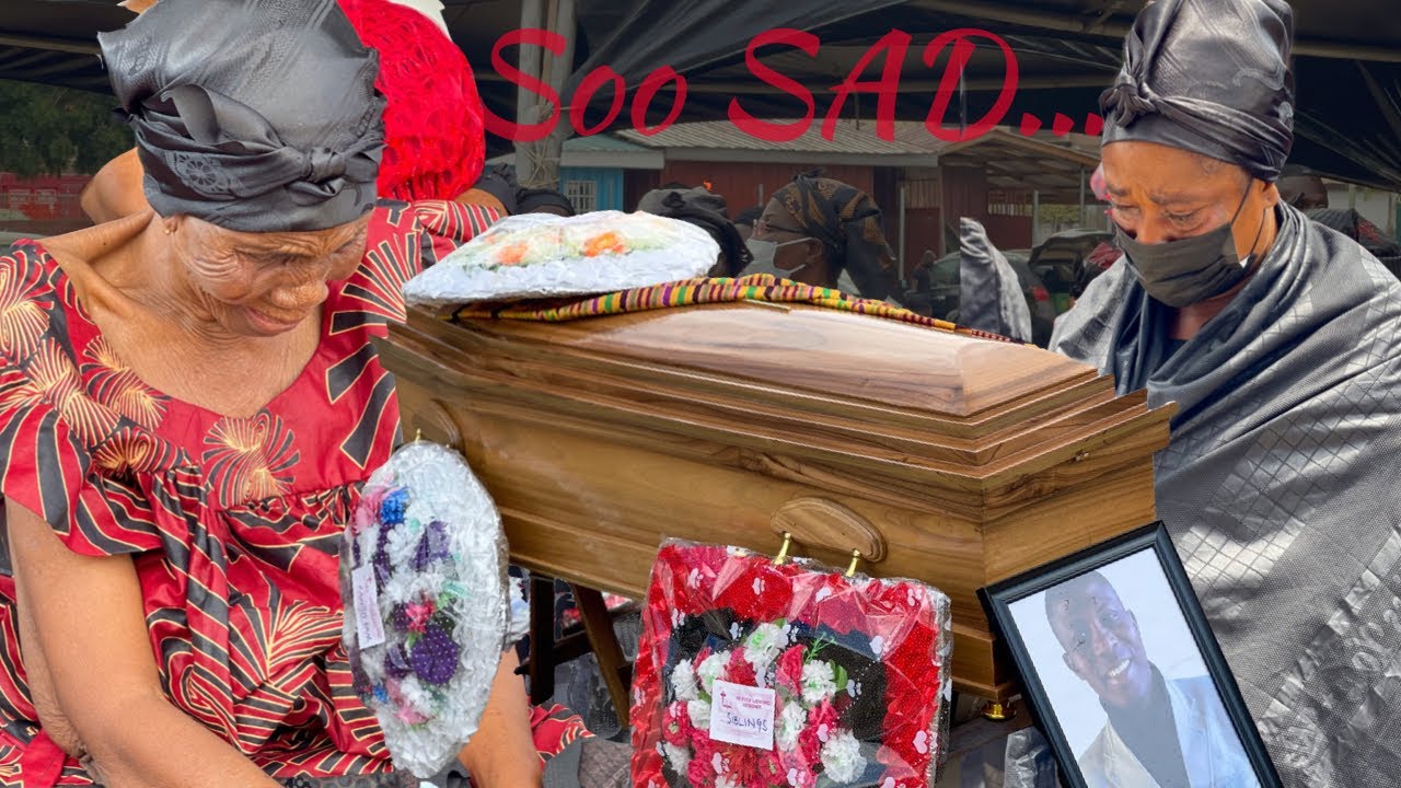 SAD…90 year old Pentecost Deaconess Bids son Farewell😭 RIP Dennis Bessah Accorley💐