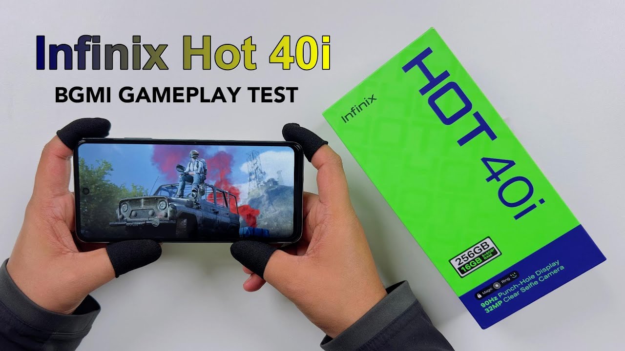 Infinix Hot 40i BGMI Gameplay Test All Graphics And FPS Setting