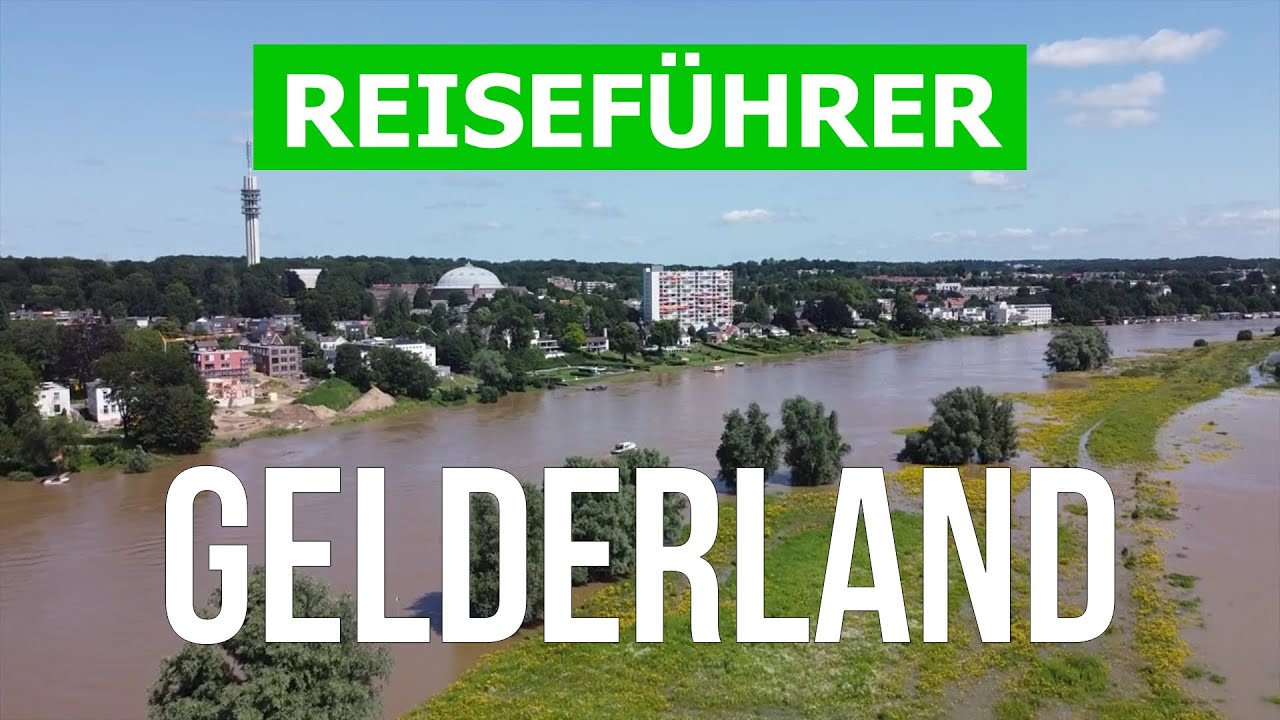 Gelderland, Niederlande | Stadt Arnheim, Nimwegen, Apeldoorn, Ede | Drohne 4k Video | Gelderland
