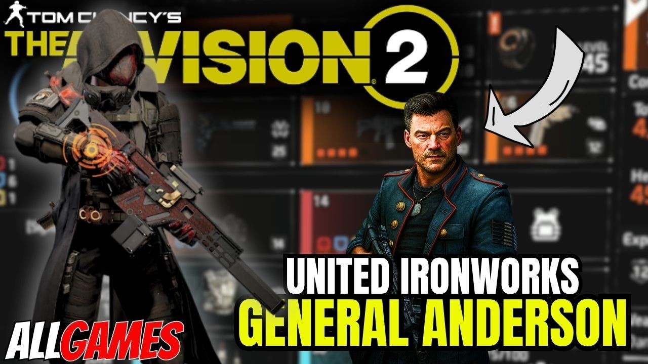 Heroic Solo vs General Anderson | United Ironworks Climax Mission | The Division 2