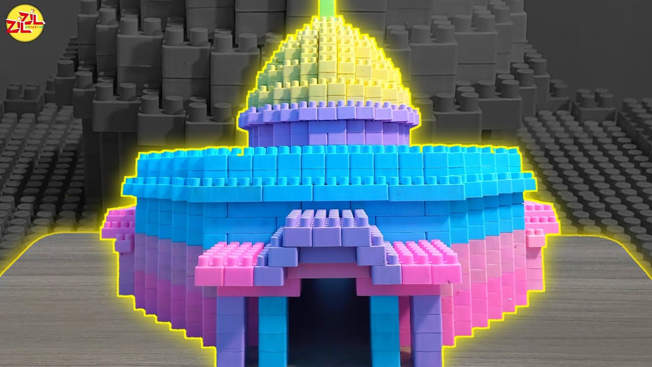 Cara Membuat MASJID AL AQSA PALESTINA dari Lego Balok || How to make AL AQSA MOSQUE from lego blocks