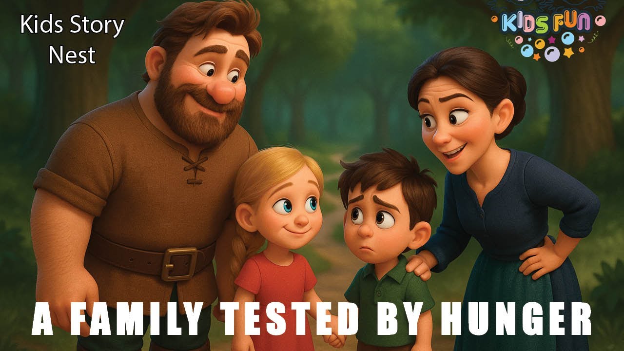 A Family Trusted by Hunger | Emotional Children’s Story | English Fairy Tale | Little Brain Read