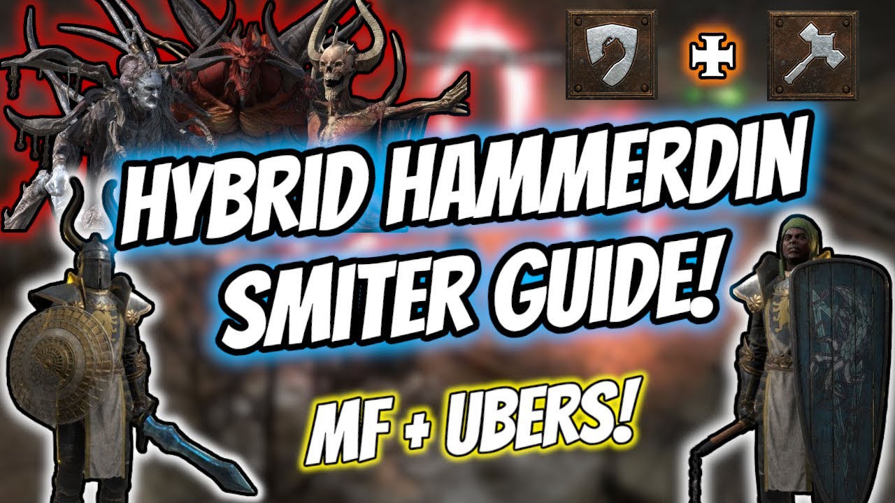 The BEST Hybrid Hammerdin Smiter Paladin Guide in Diablo 2 Resurrected!