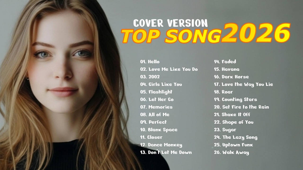 Popular Songs Cover Collection 🎶 Global Hits 2026