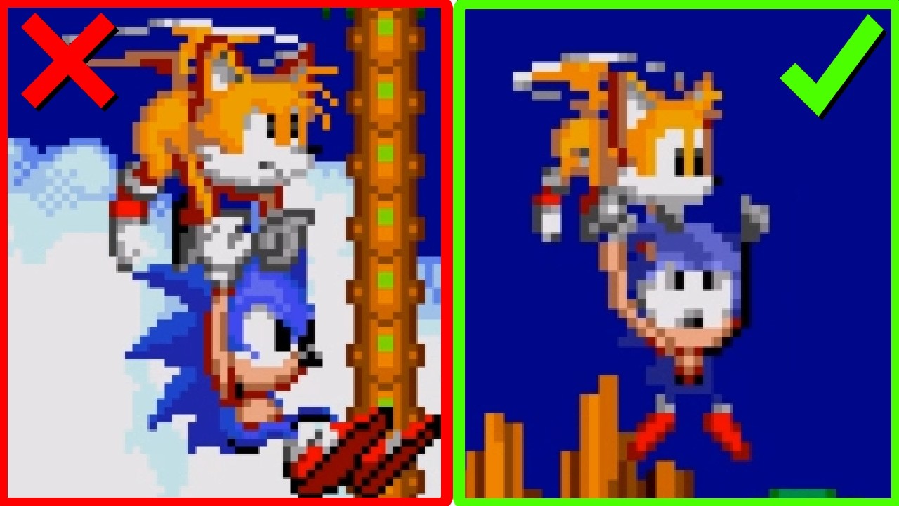 Chibi Sonic, Tails & Knuckles in Sonic 2 Absolute! 😊 Sonic 2 Absolute mods Gameplay