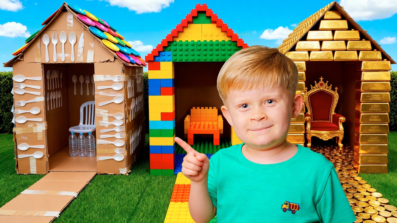 10 vs 100 vs 1,000,000 House Decorating Challenge for Kids