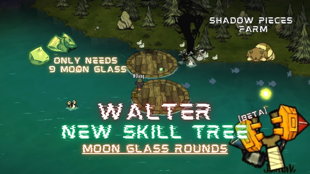 Shadow Pieces Farm - Cheap & Easy Setup | Walter New Skill Tree - Don't Starve Together [BETA]