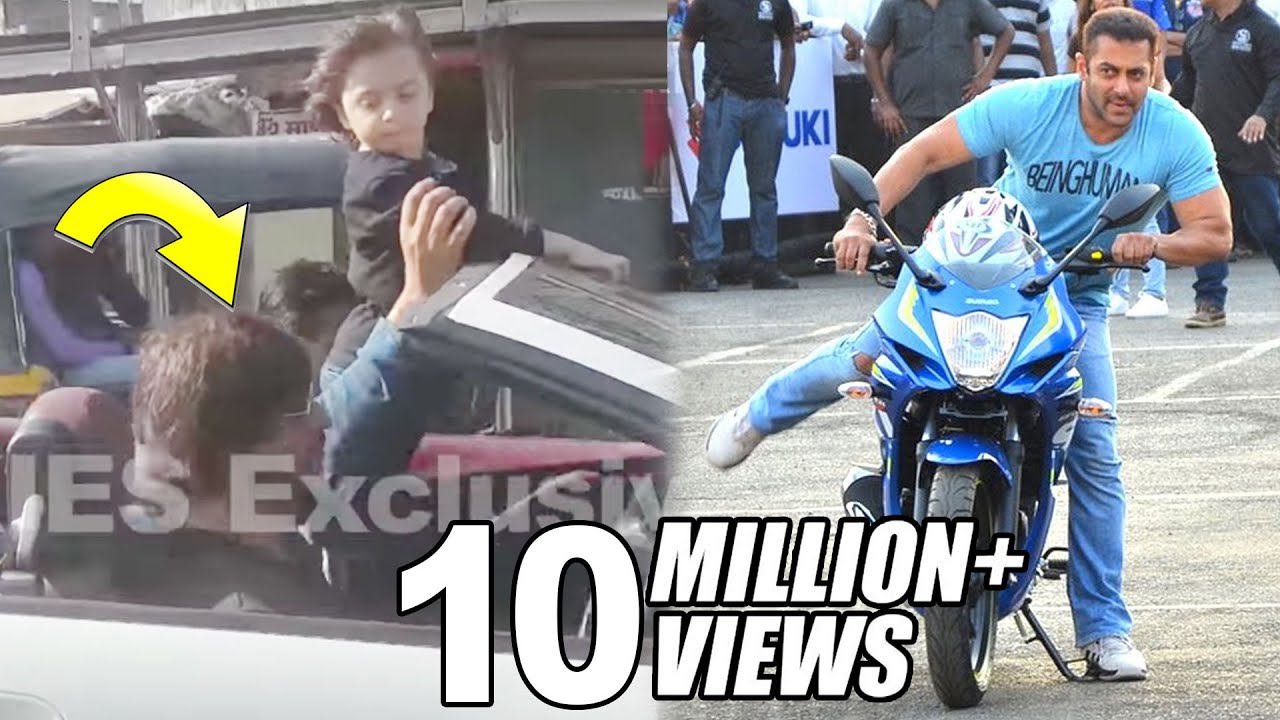 Salman Khan, John Abraham & Shahrukh Khan Riding Bike & Car On Mumbai Roads